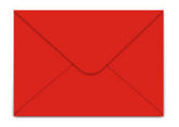 SOBRE 125X180 80GR ROJO | 25 UNIDADES | (MICHEL PAPELES ESPECIALES)